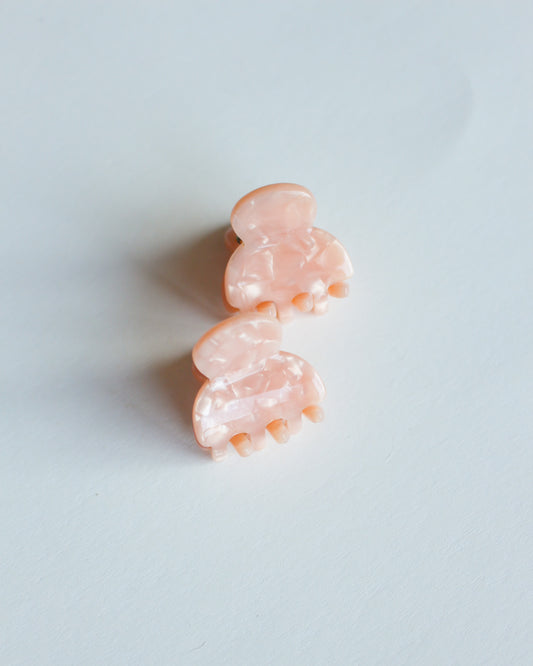 Le Petit Hair Clip in Salmon