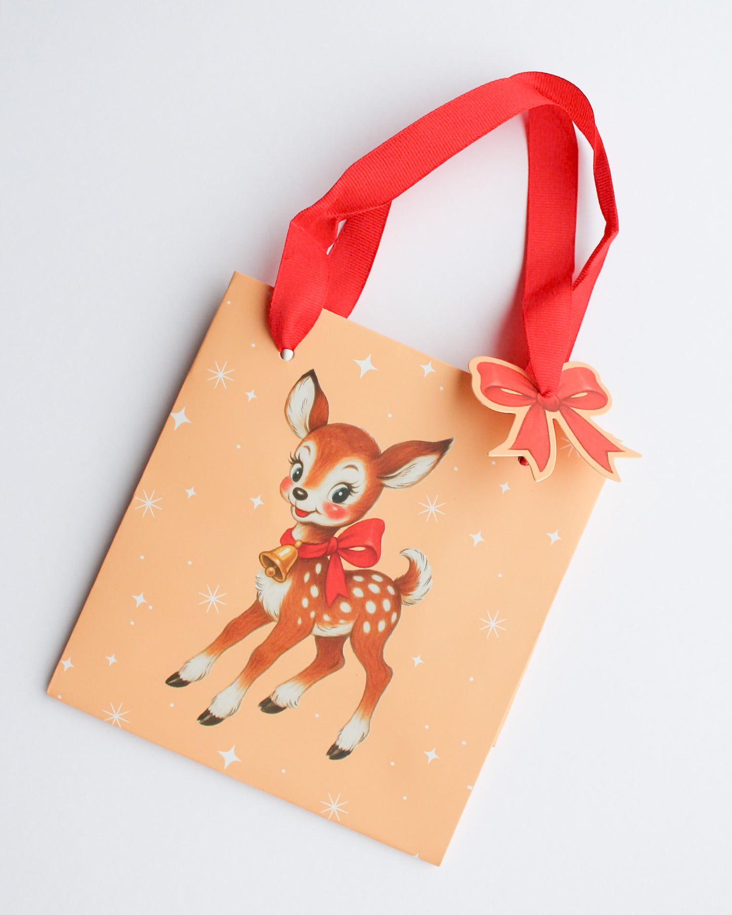 Retro Deer Gift Bag