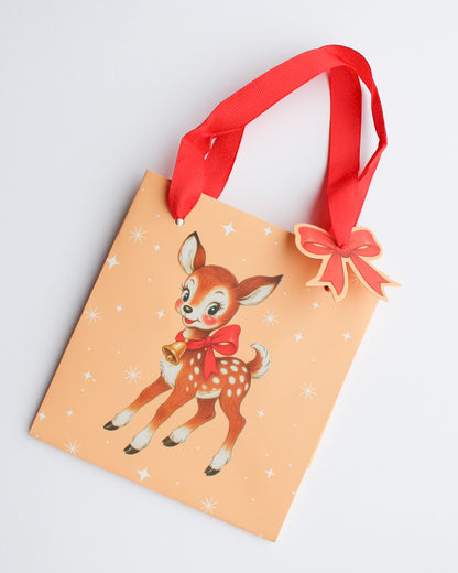 Retro Deer Gift Bag