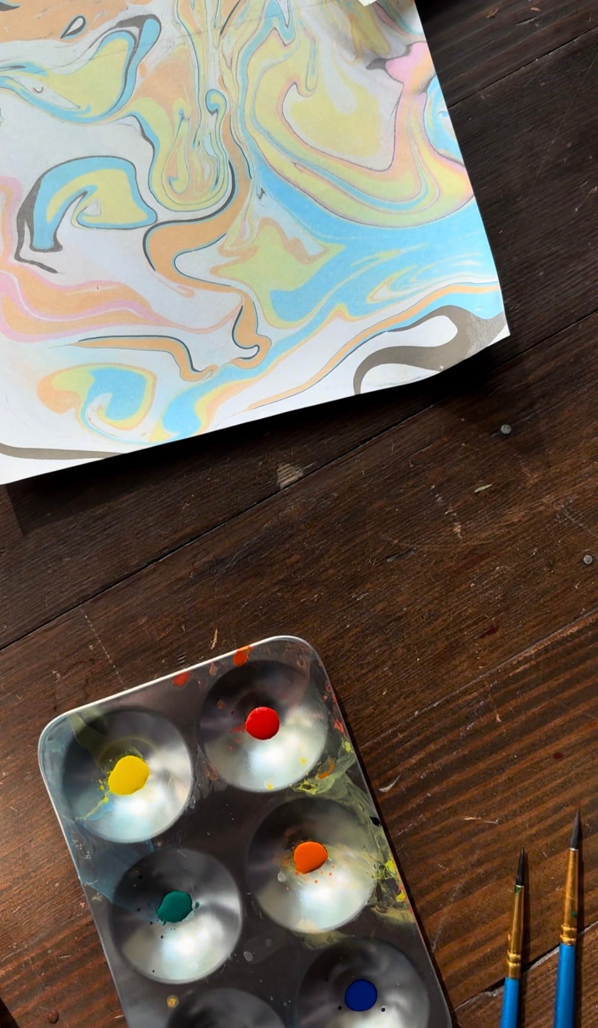 Meditative Paper Marbling Workshop - July 30