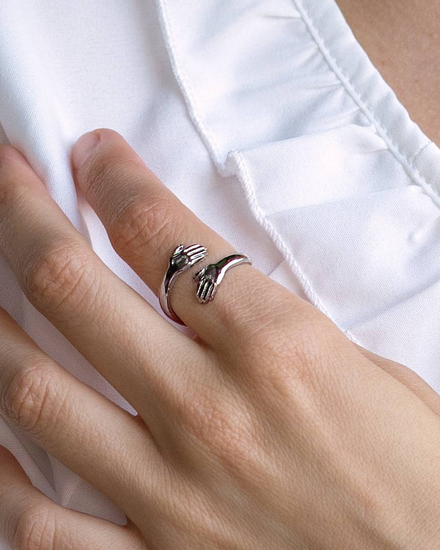 I Wanna Hold Your Small Hand Ring in Silver