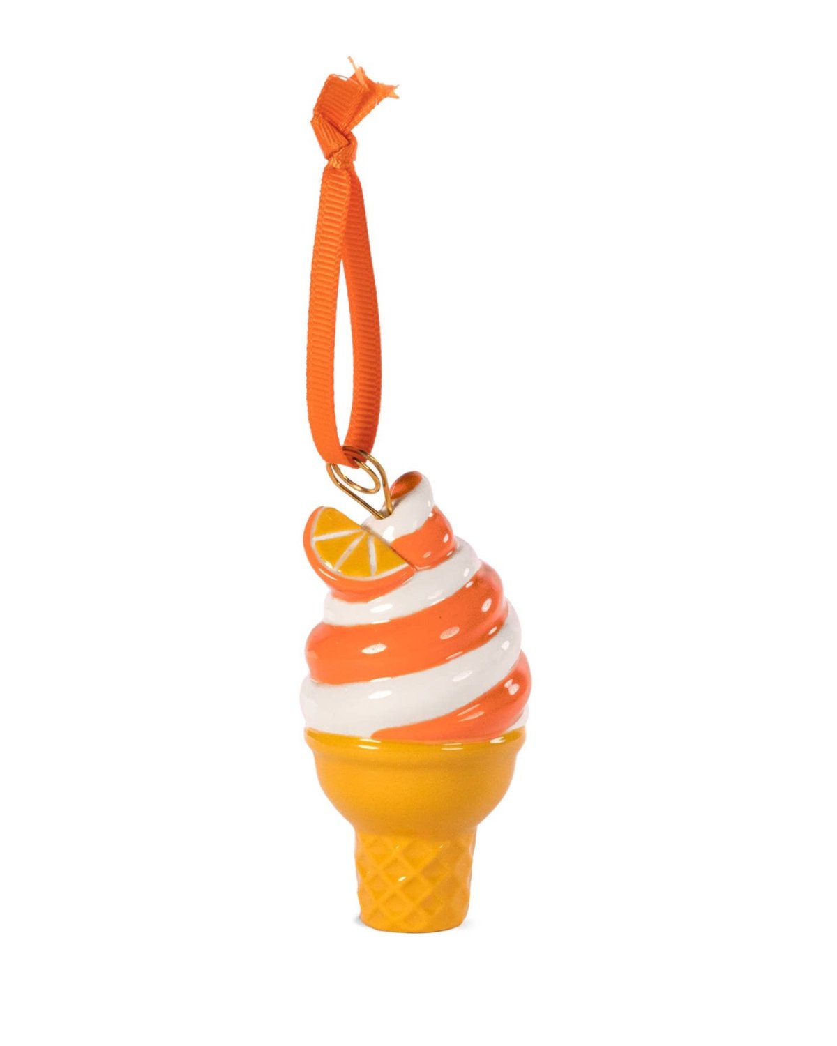 Ice Cream Cone Ceramic Ornament ban.do, christmas ornament