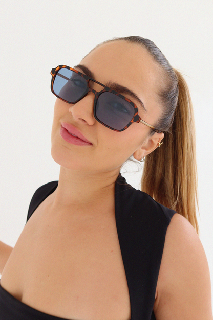 Ice Cube Blue Sunglasses