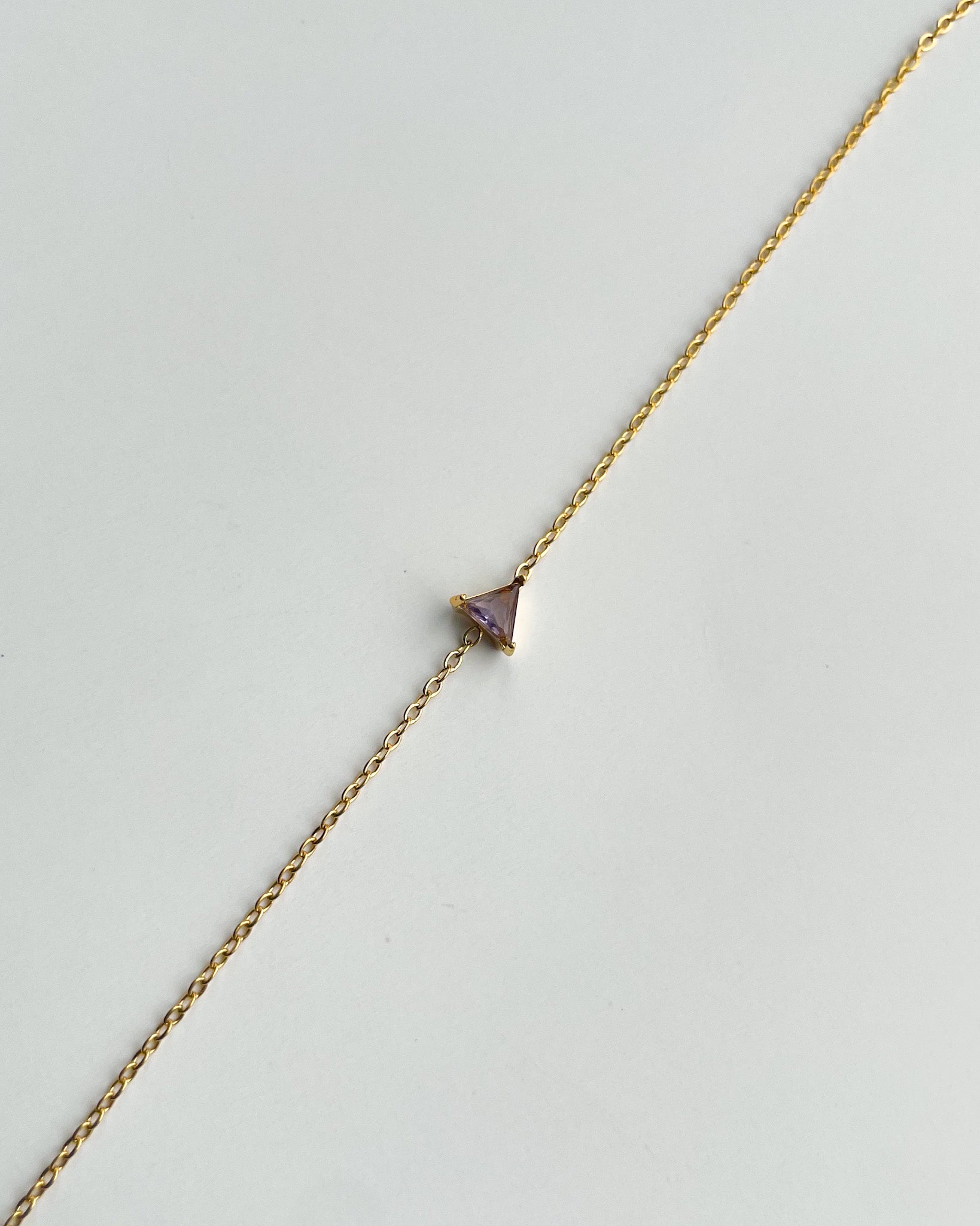 Jewelz Birthstone Bracelet - Amethyst