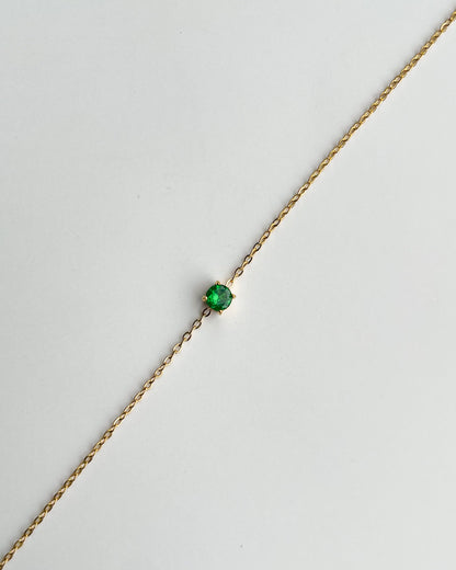 Jewelz Birthstone Bracelet emerald