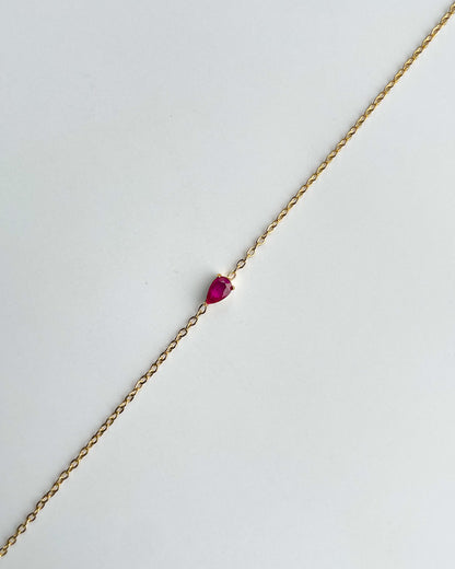 Jewelz Birthstone Bracelet ruby