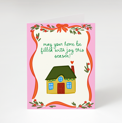 Joyous Home Holiday Greeting Card