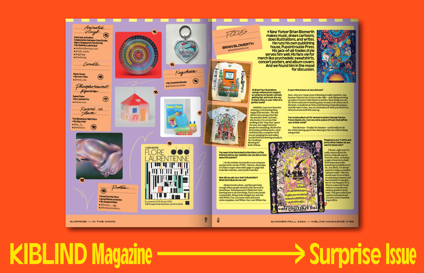 KIBLIND Magazine Surprise Issue 86 - Free Gift with Purchase