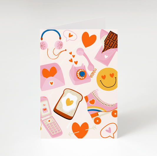Love It All Greeting Card in Cream