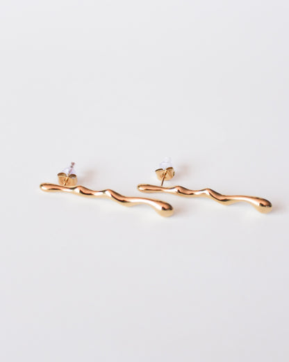 Manon Liquid Gold Stud Earrings