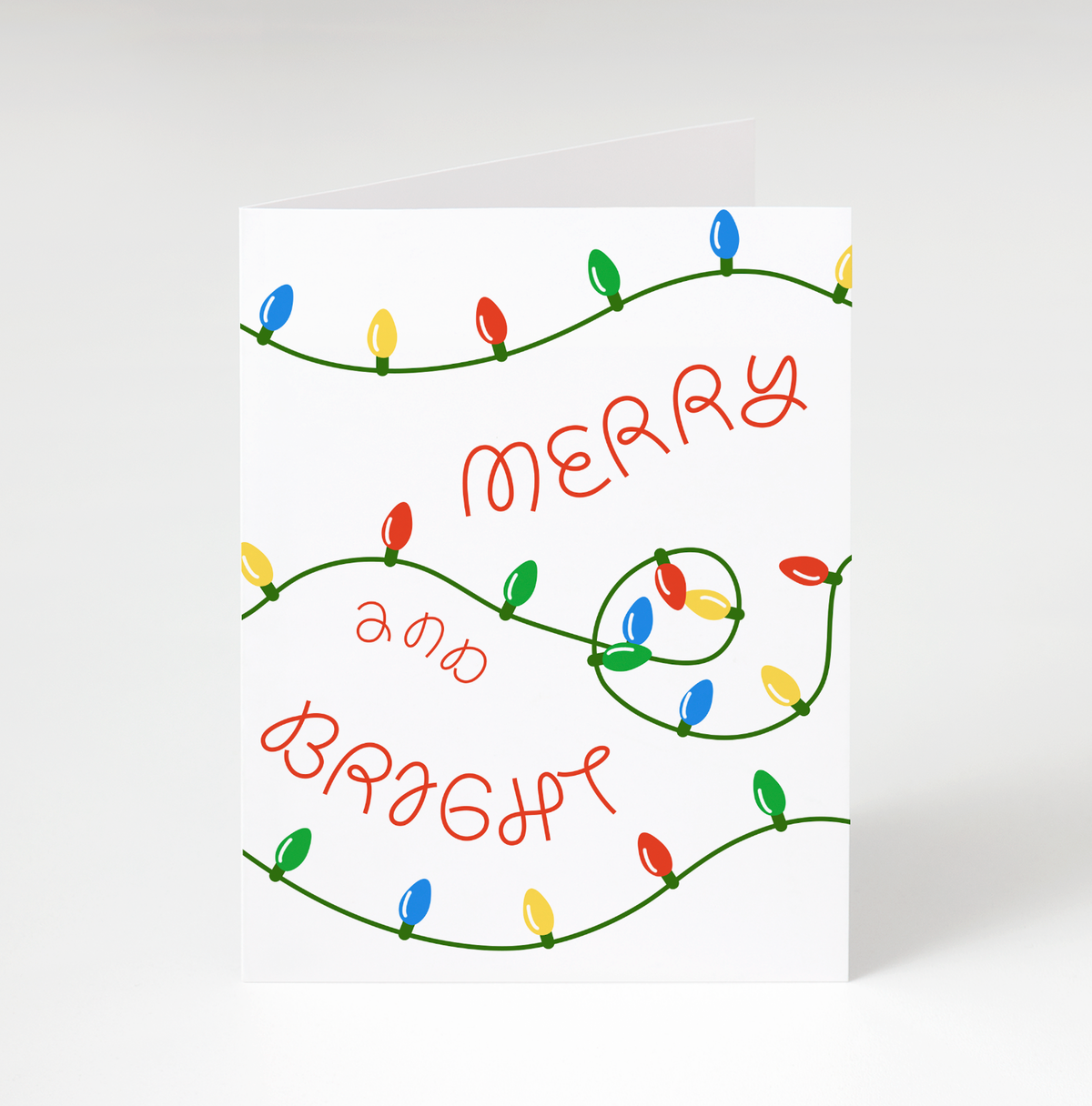 Merry Lights Holiday Greeting Card