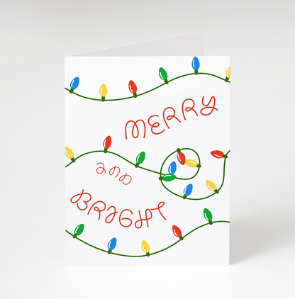 Merry Lights Holiday Greeting Card