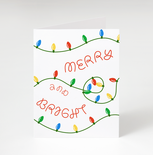 Merry Lights Holiday Greeting Card