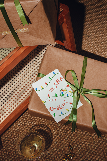 Merry Lights Holiday Greeting Card