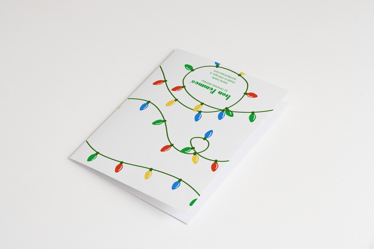 Merry Lights Holiday Greeting Card