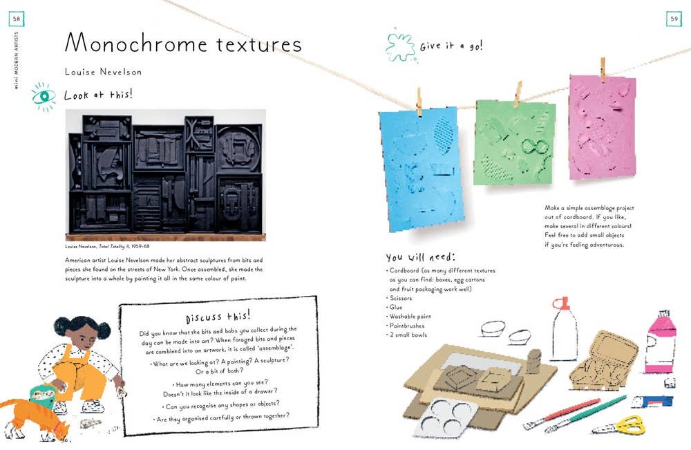 Mini Artists Book: 20 Projects Inspired by Great Artists