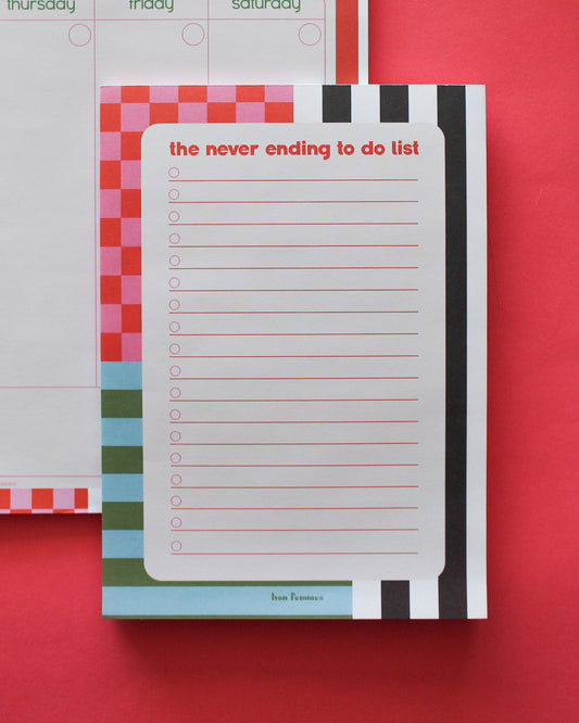 Never Ending To Do List Notepad