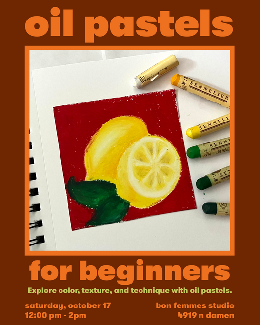 Oil Pastels for Beginners Workshop - Oct 17