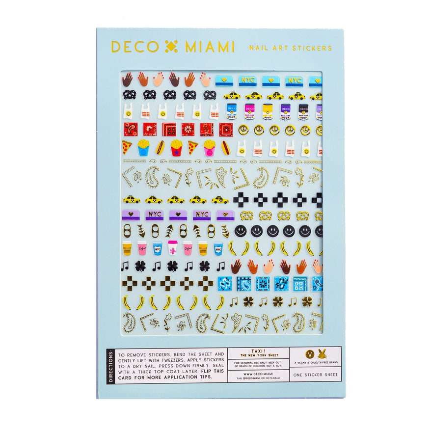 Paris Picnic Nail Art Stickers