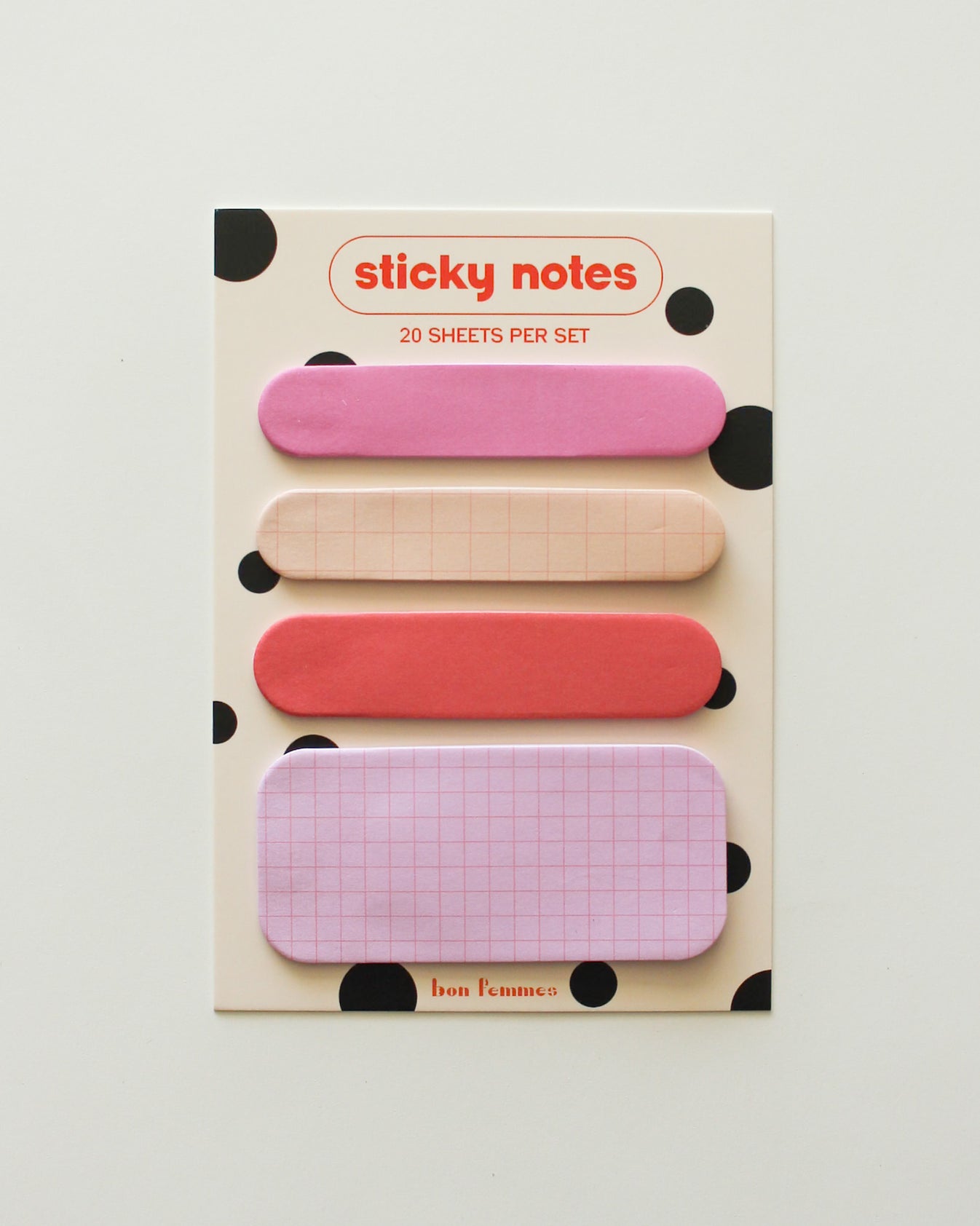 Peachy Keen Sticky Note Set – Bon Femmes