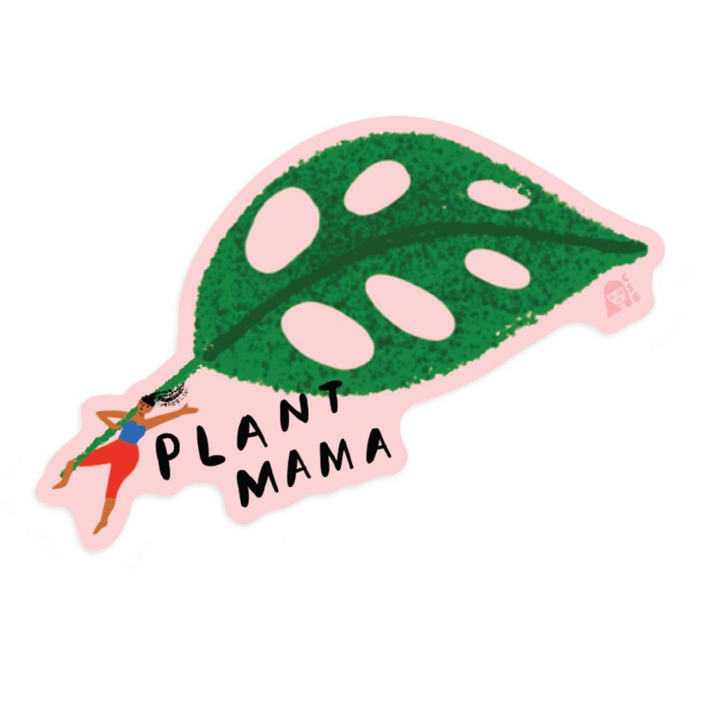 Plant Mama Sticker - Carolyn Suzuki, plant mom, leaf, monstera