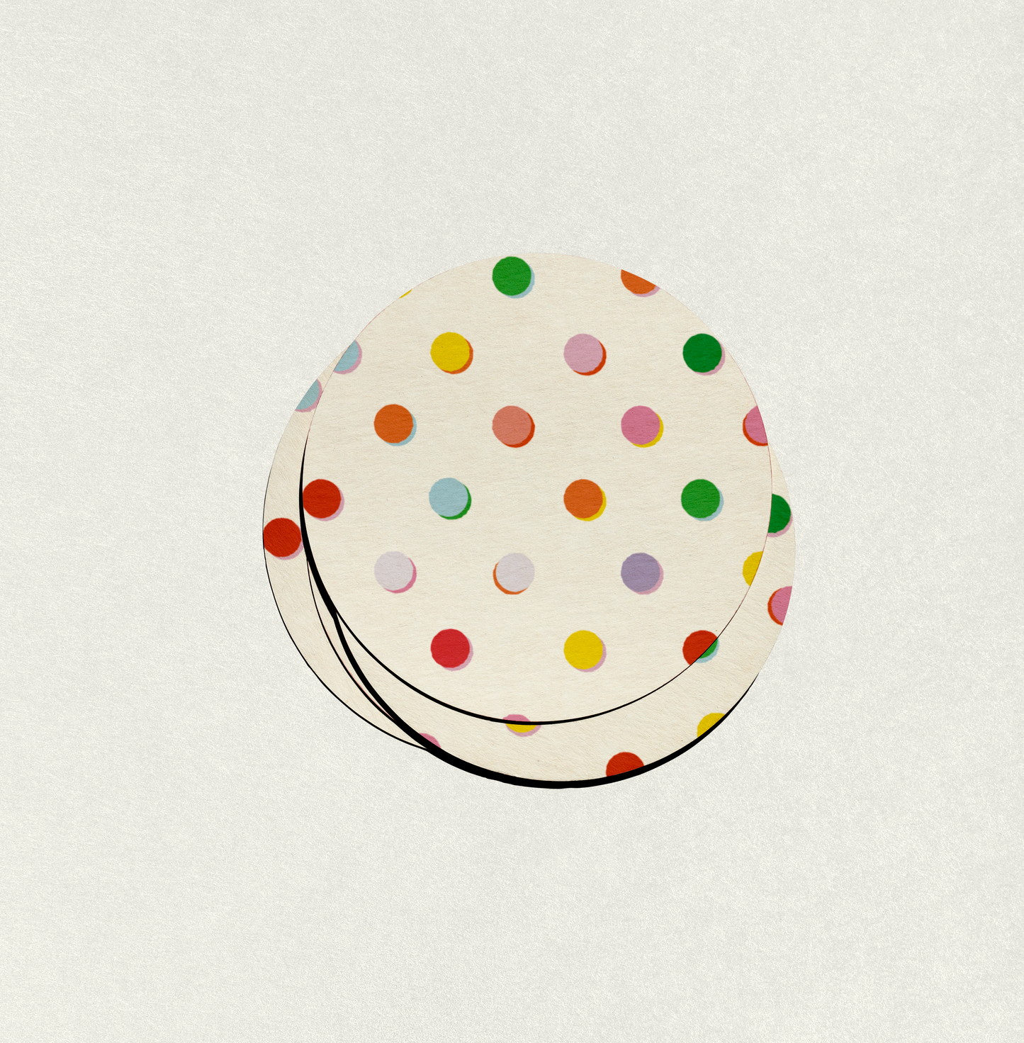 Polka Dot Coaster Set