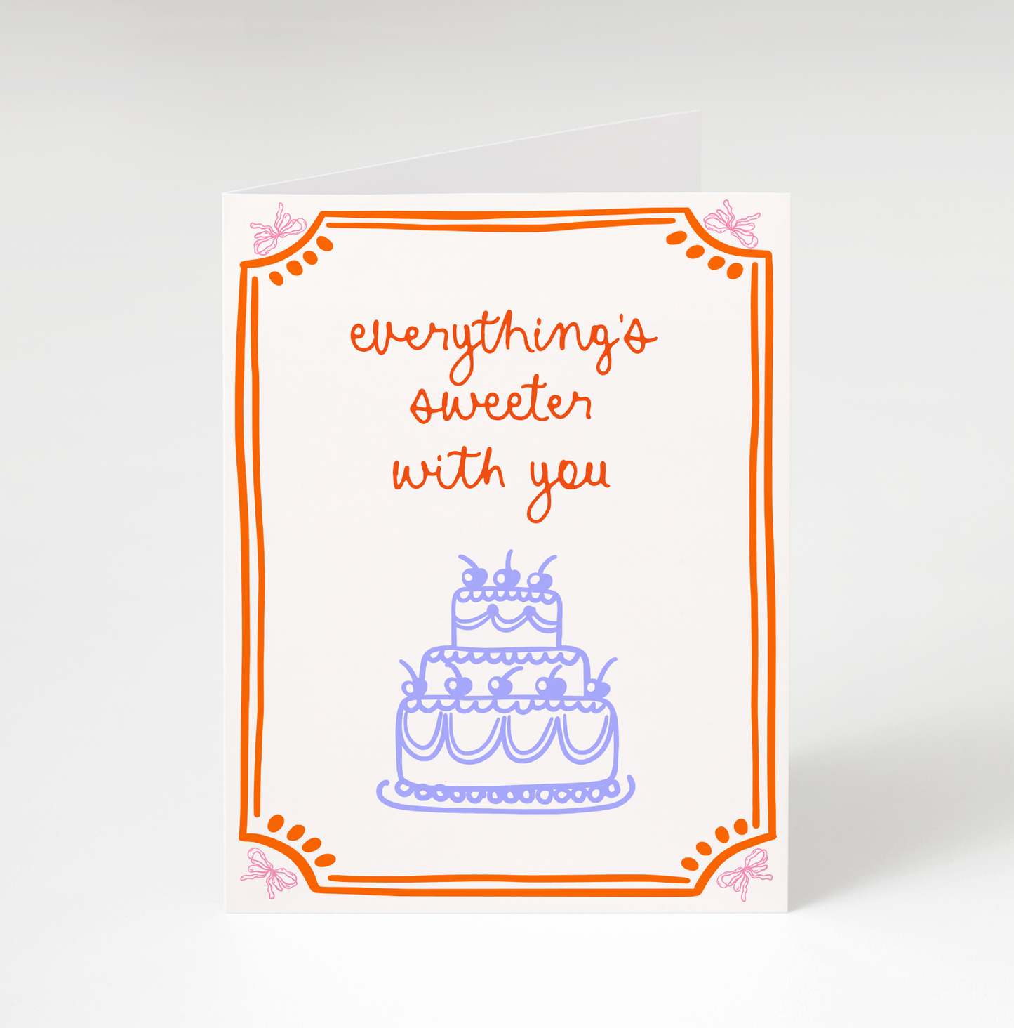 Sweeter With You Greeting Card