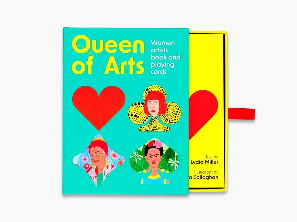Queen of Arts: Women Artists Book and Playing Cards