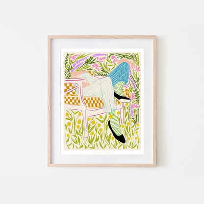 Quiet in the Garden No.2 Art Print