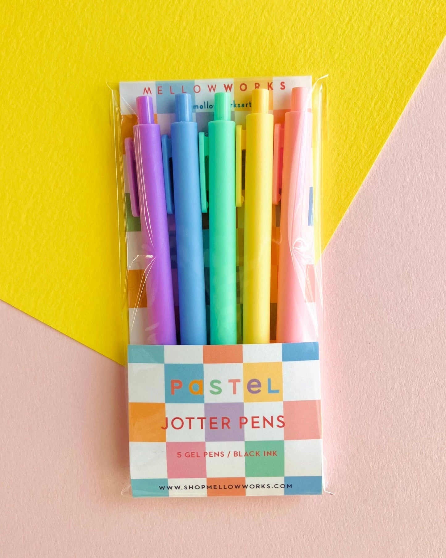 Rainbow Pastel Brights Jotter Gel Pen Set of 5