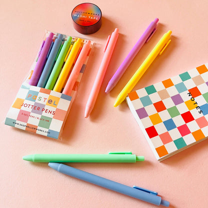 Rainbow Pastel Brights Jotter Gel Pen Set of 5