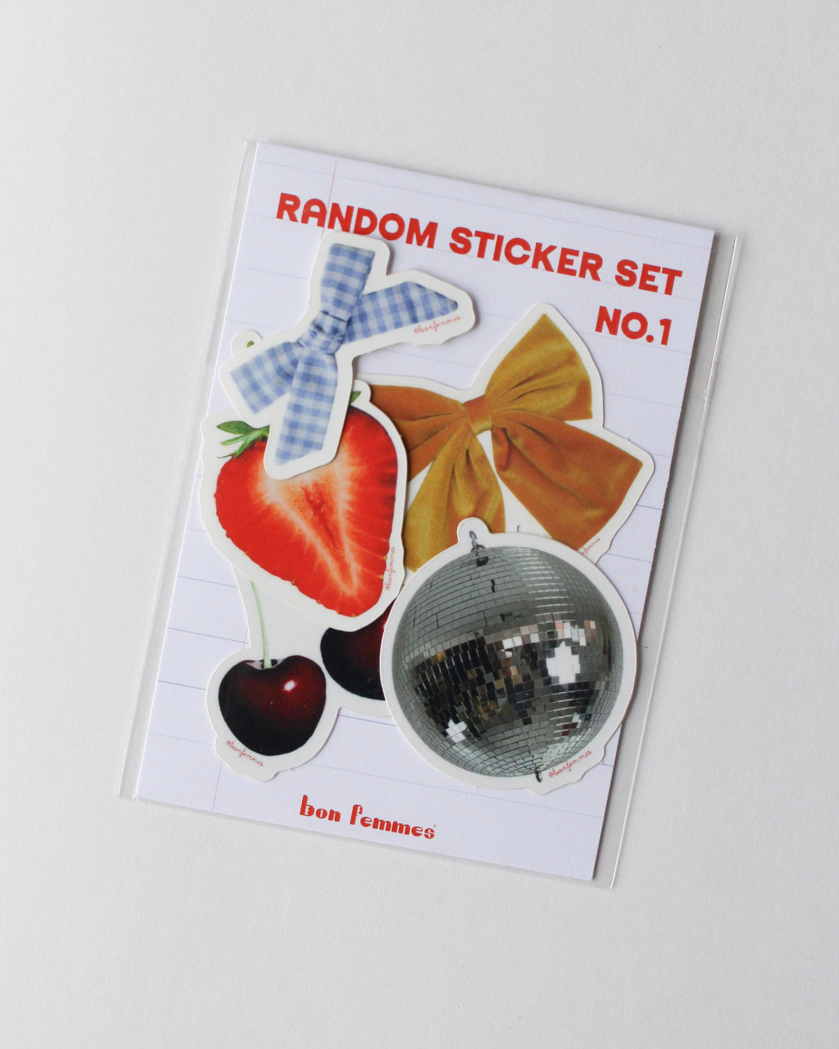 Random Lady Sticker Random Sticker Set No.1 – Bon Femmes