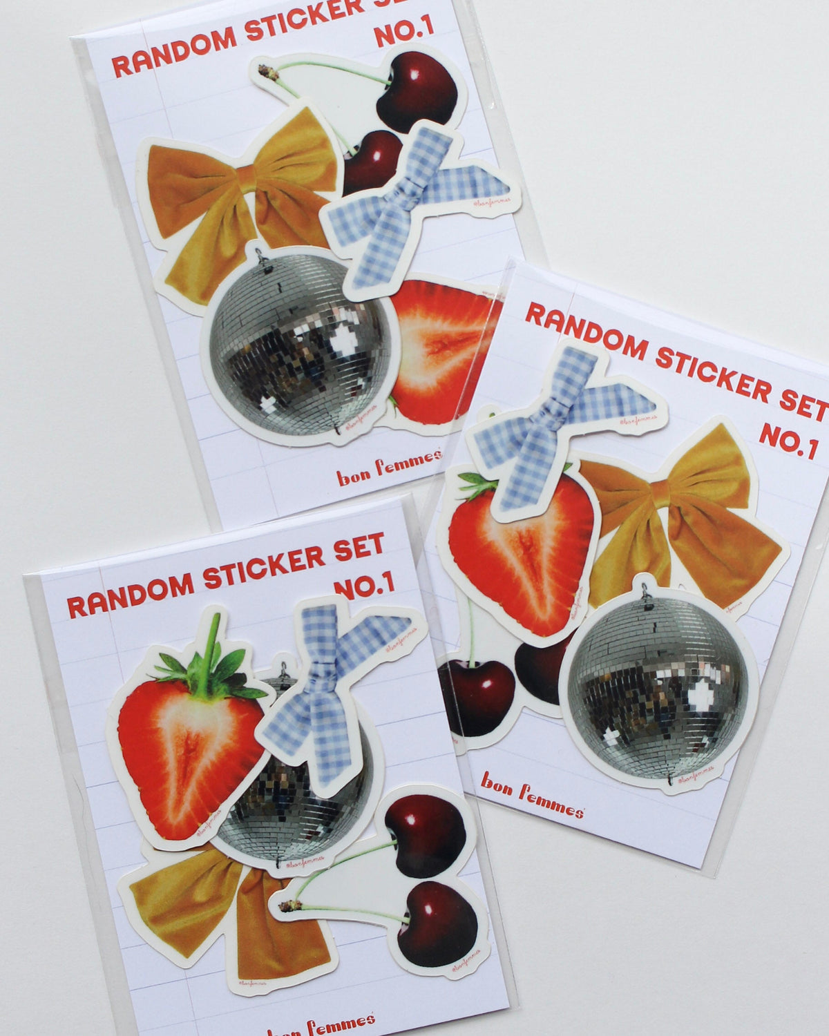 Random Lady Sticker Random Sticker Set No.1 – Bon Femmes