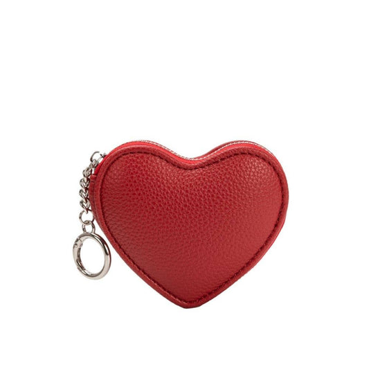 Melie Bianco Red Heart Coin Pouch Bag Charm