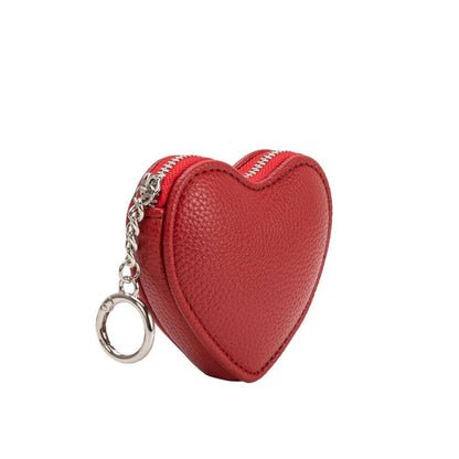 Red Heart Coin Pouch Bag Charm Melie Bianco