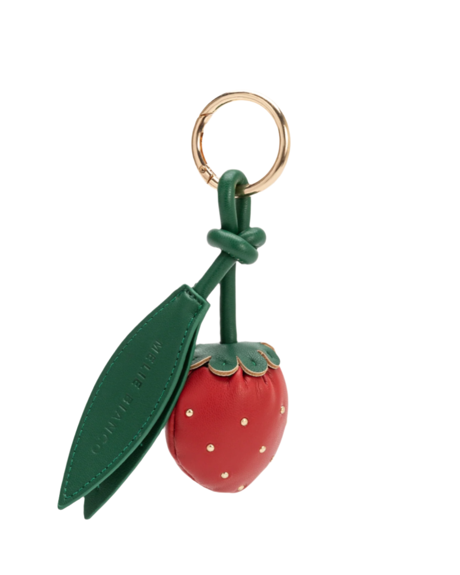 Red Strawberry Bag and Key Charm Melie Bianco