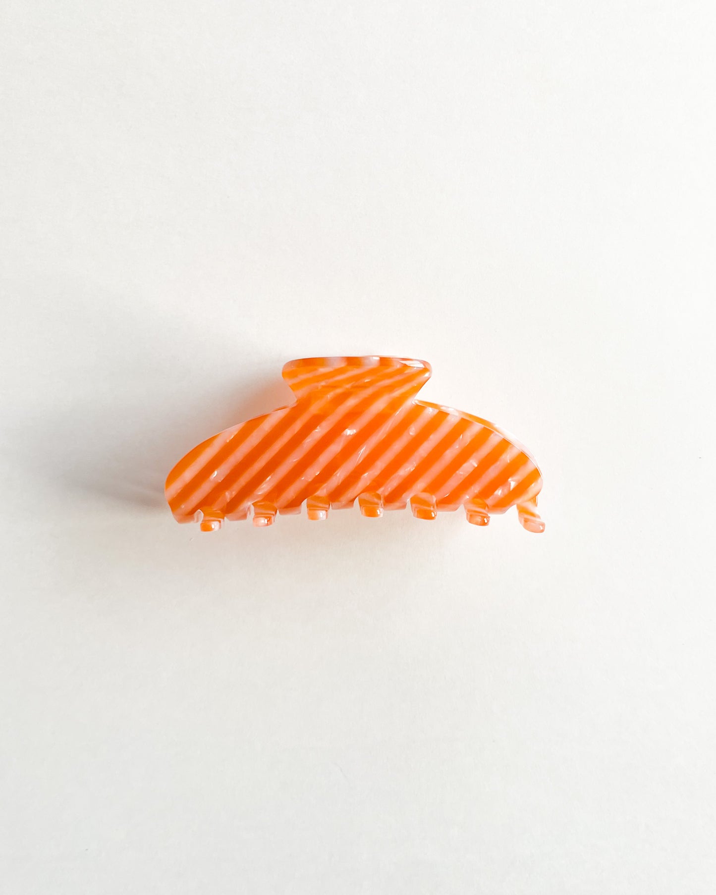 Salmon Hair Clip, striped, sushi hair clip