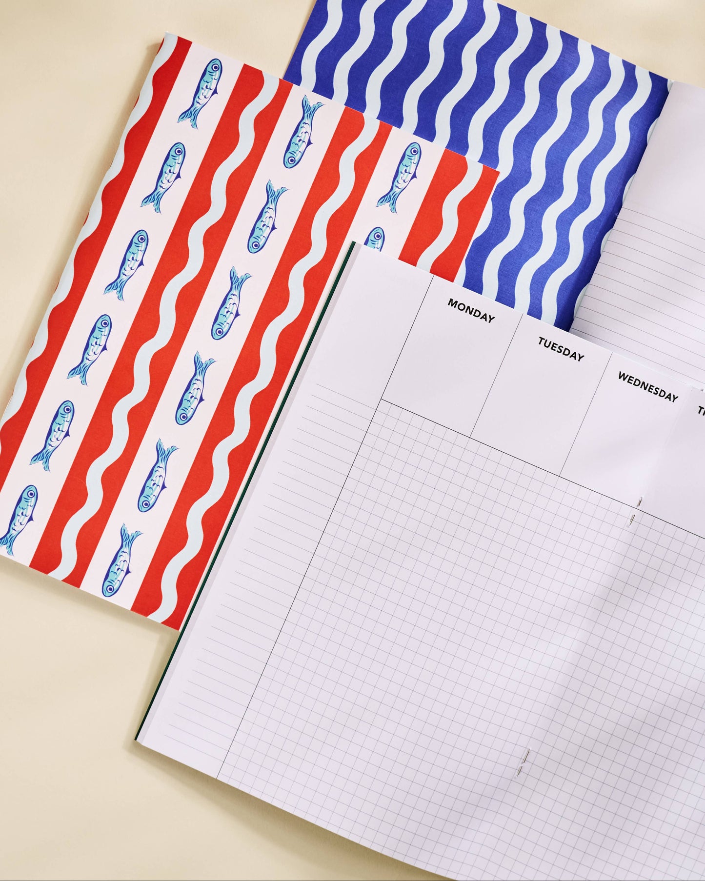 Sardine Stripe Weekly Planner