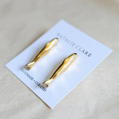 Sardine Stud Earrings