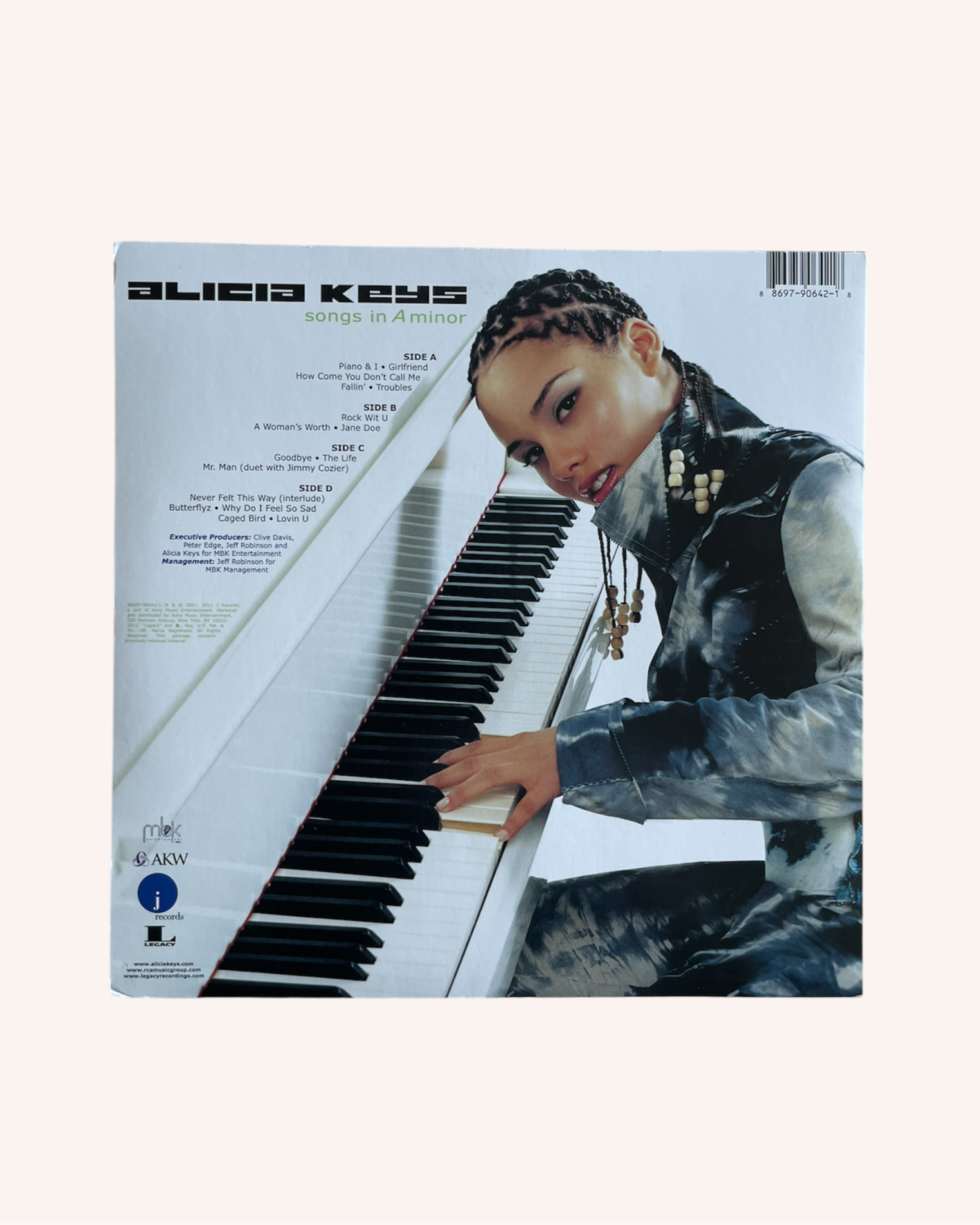 Songs in A Minor Vinyl Record - Alicia Keys