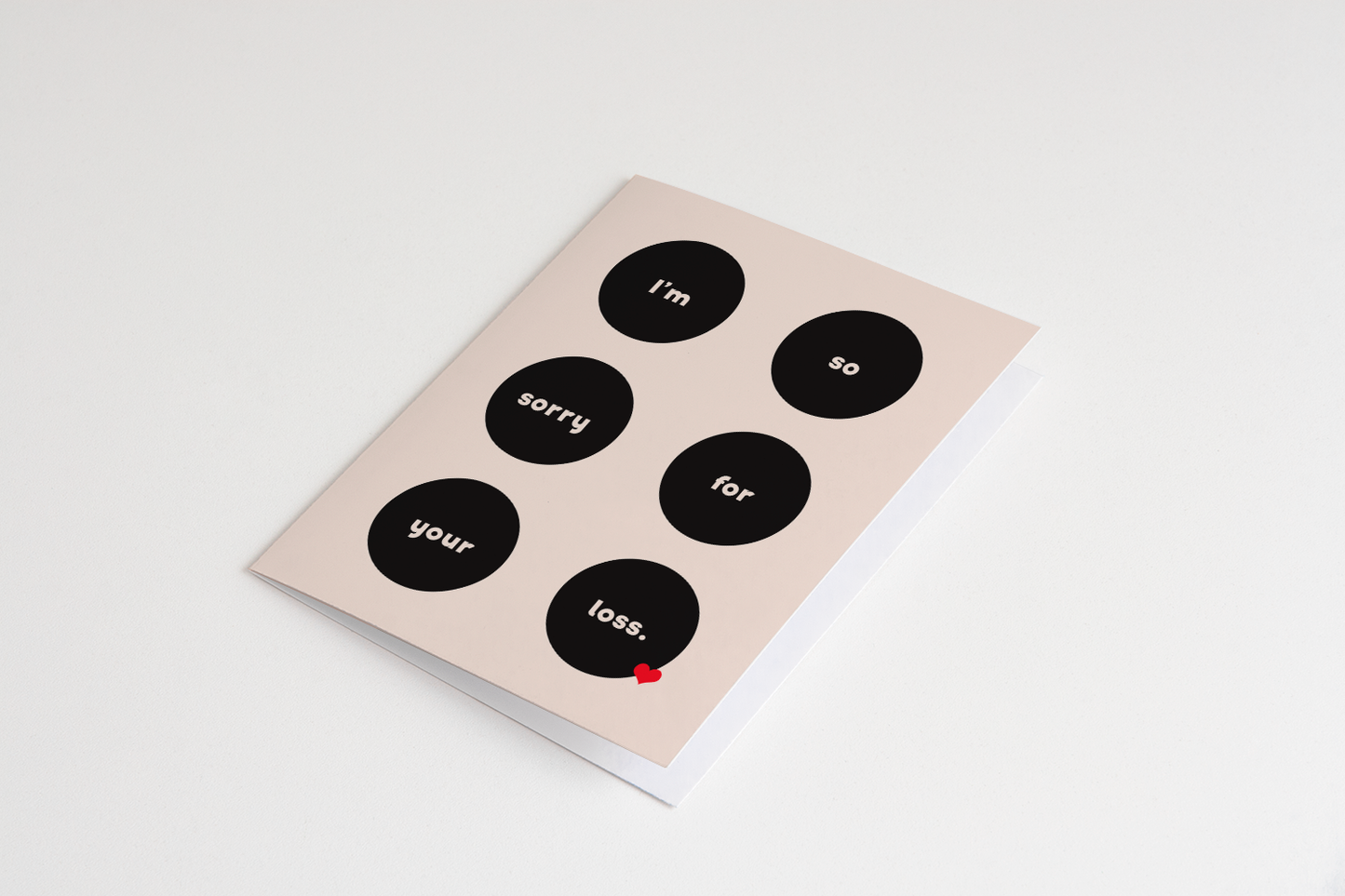 Sorry For Your Loss Greeting Card