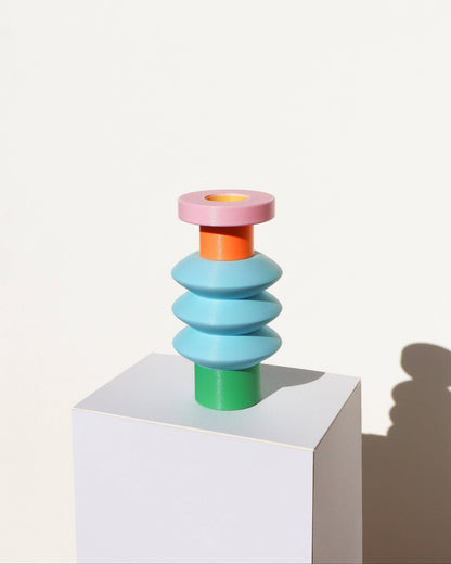 Space Color Block Vase