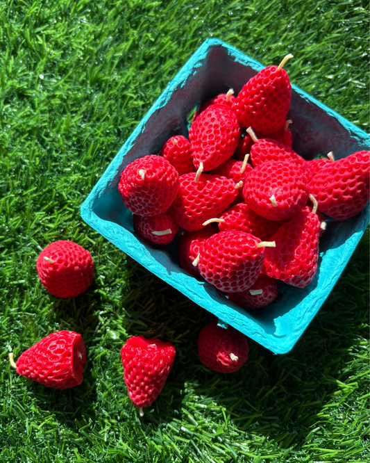 Strawbeery Candle Bunch