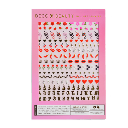 Sugar & Spice Nail Art Stickers - DEco Beauty - Manicure - DIY