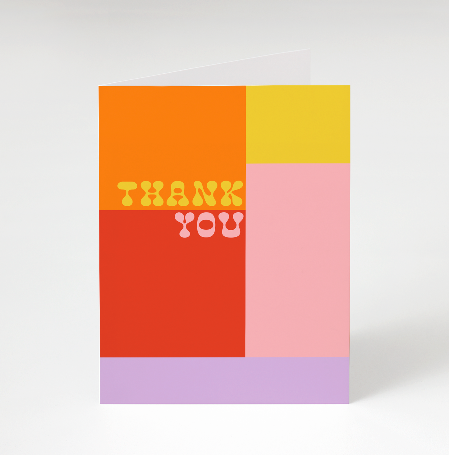 Thank you Colorblock Card