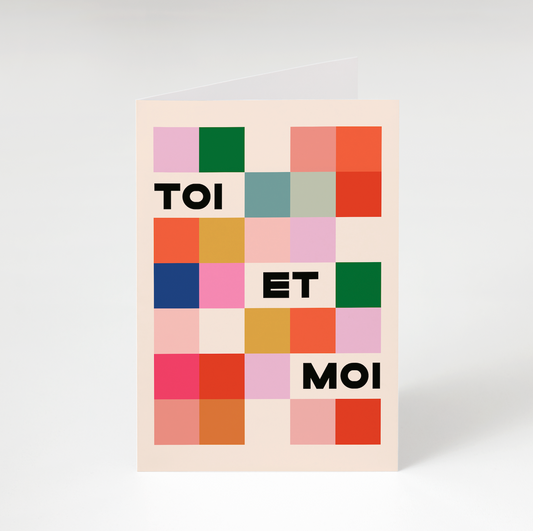 Toi Et Moi Greeting Card