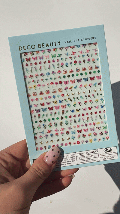 Teeny Flowers Nail Art Stickers