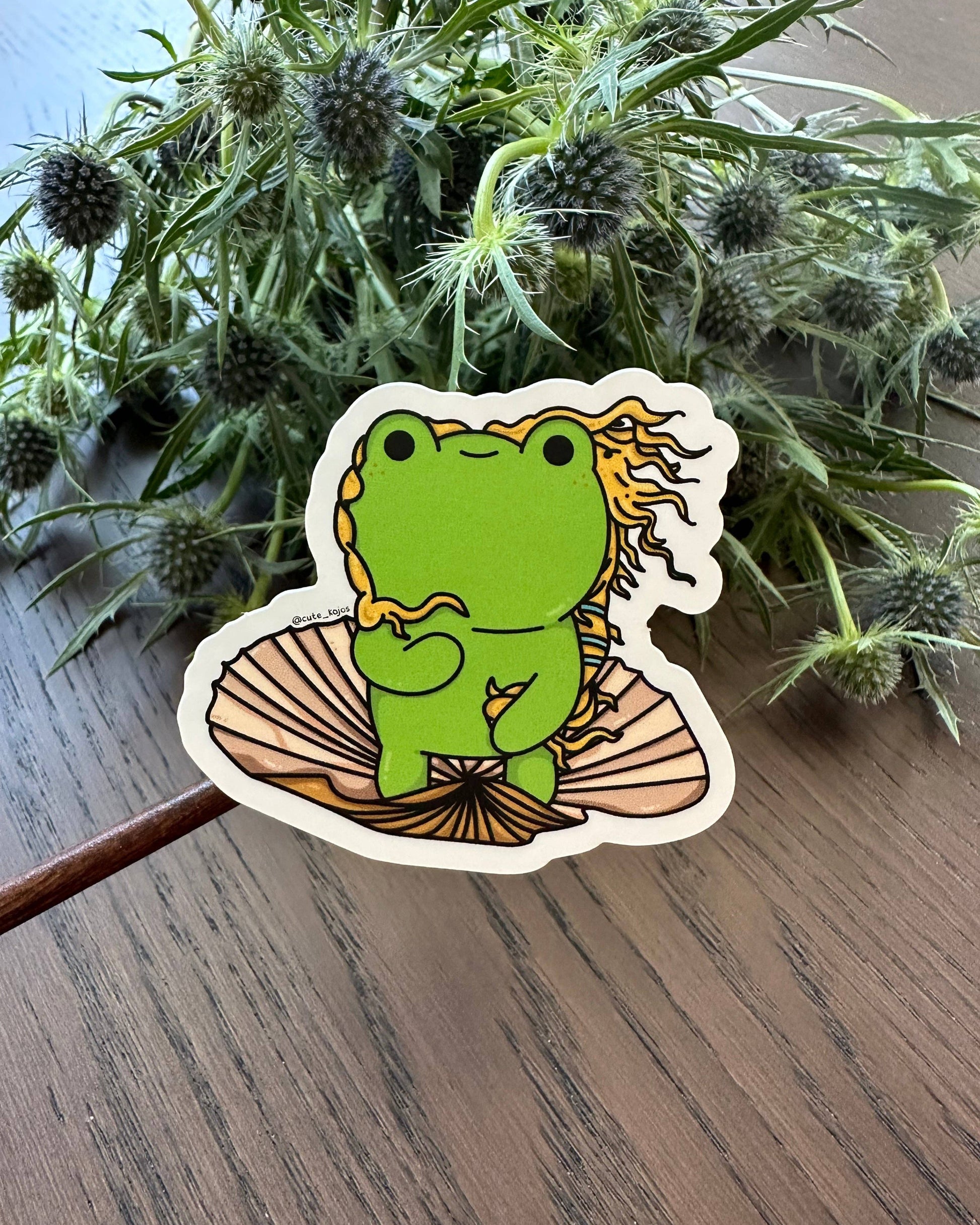 The Birth of Frog Sticker