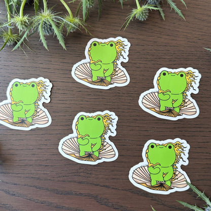 The Birth of Frog Sticker