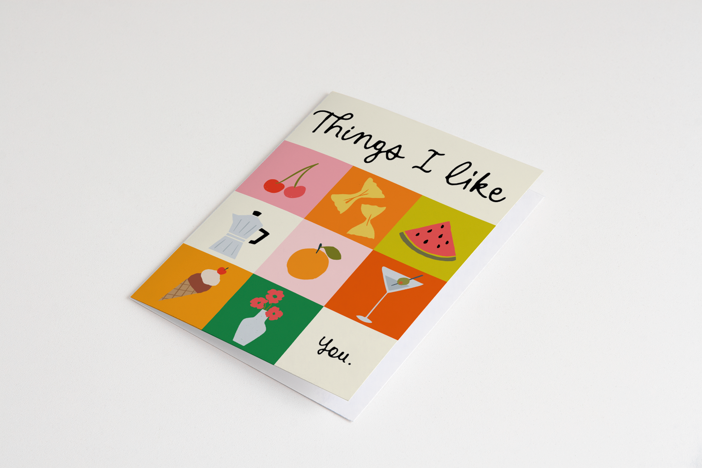 Things I Like Greeting Card